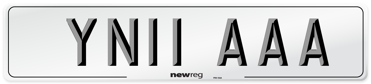 YN11 AAA Number Plate from New Reg